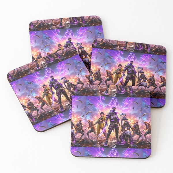 Item preview, Neon Battle Royale Squad – Epic 3D Cyber Warriors designed and sold by KRiMi1210.