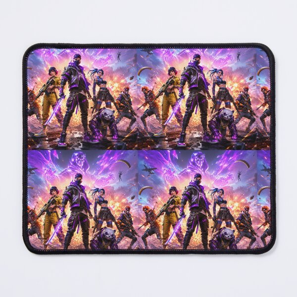 Item preview, Neon Battle Royale Squad – Epic 3D Cyber Warriors designed and sold by KRiMi1210.