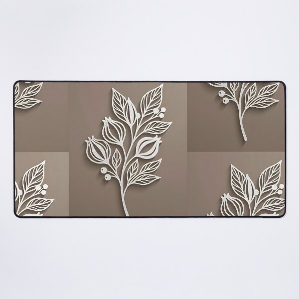 Item preview, 3D Paper Cut Botanical Wall Art Print | Minimalist White Floral Line Boho Art | Warm Taupe Earth Tone Canvas Poster | Japandi Nature Decor designed and sold by SergioMiklos.