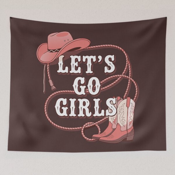 Item preview, Western Cowgirls Retro Rodeo Graphic  designed and sold by Colorfulman.