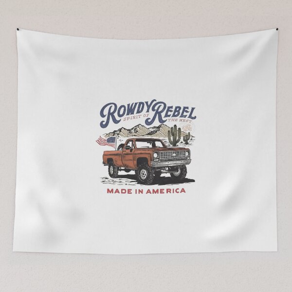 Item preview, Vintage American Pickup Truck Western Patriot Retro designed and sold by PrimeRacer.