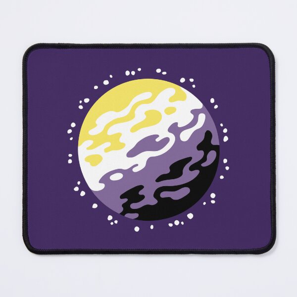 Item preview, Space ENBY Planet Pride Flag - Non Binary Queer LGBTQ+ PRIDE designed and sold by Victoria Barron.