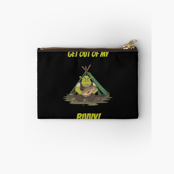 Item preview, Get Out Of My Bivvy Funny Green Ogre Fishing Parody designed and sold by GeekAnglerStore.