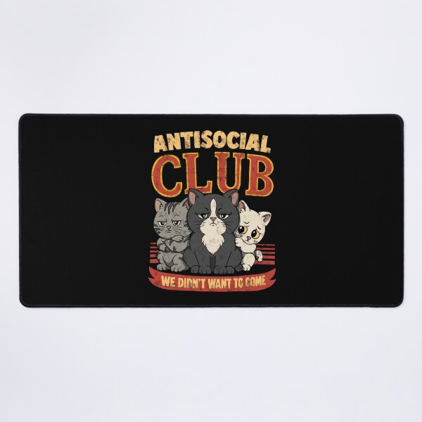 Item preview, Antisocial Club Cat designed and sold by loobsart.