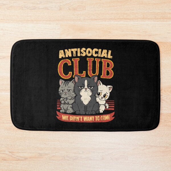 Item preview, Antisocial Club Cat designed and sold by loobsart.
