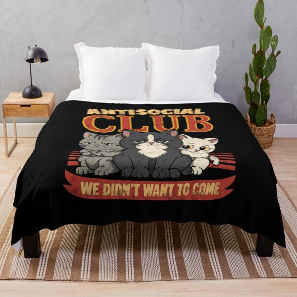 Item preview, Antisocial Club Cat designed and sold by loobsart.