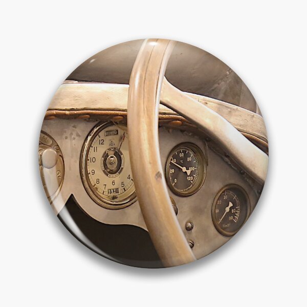Item preview, 1920 Maybach Spezialrennwagen Dashboard - Vintage German Race Car Art designed and sold by Peter Kraaibeek Art Gallery.