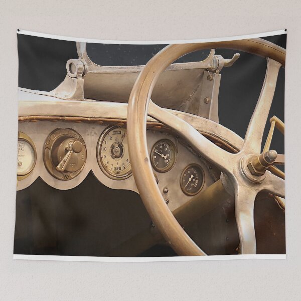 Item preview, 1920 Maybach Spezialrennwagen Dashboard - Vintage German Race Car Art designed and sold by Peter Kraaibeek Art Gallery.