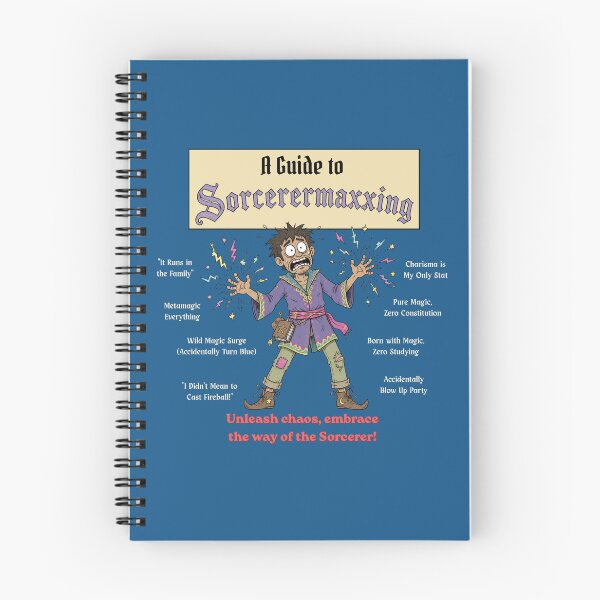 Item preview, A Guide to Sorcerermaxxing (Dark Edition) - DND RPG Meme designed and sold by Dice_Goblin_Studio.