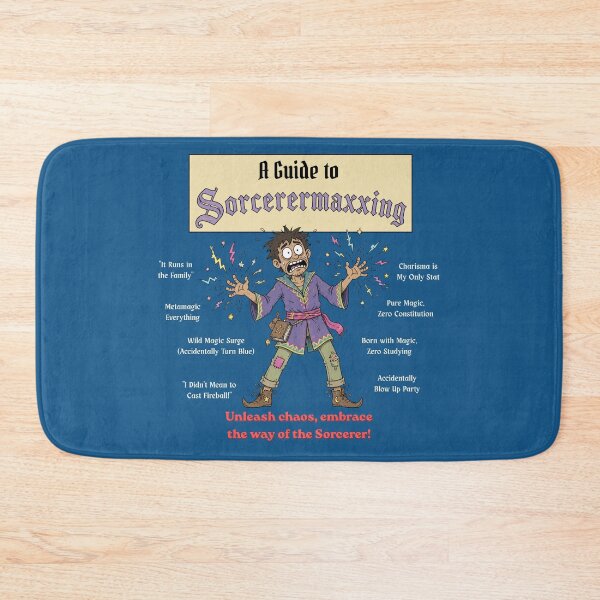 Item preview, A Guide to Sorcerermaxxing (Dark Edition) - DND RPG Meme designed and sold by Dice_Goblin_Studio.