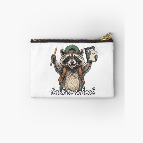 Item preview, Cute Back to School Raccoon Student designed and sold by HometownCozyCo.
