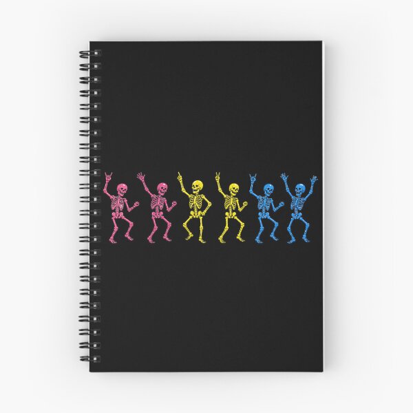 Item preview, Halloween Dancing Skeletons - Pansexual Pride designed and sold by Travelslightly.