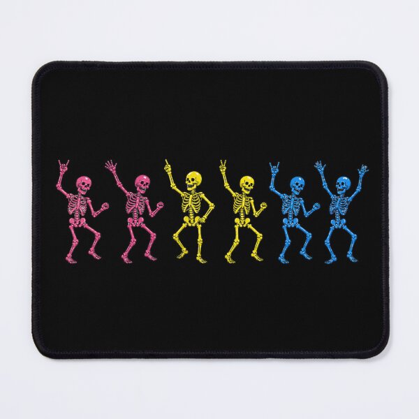 Item preview, Halloween Dancing Skeletons - Pansexual Pride designed and sold by Travelslightly.