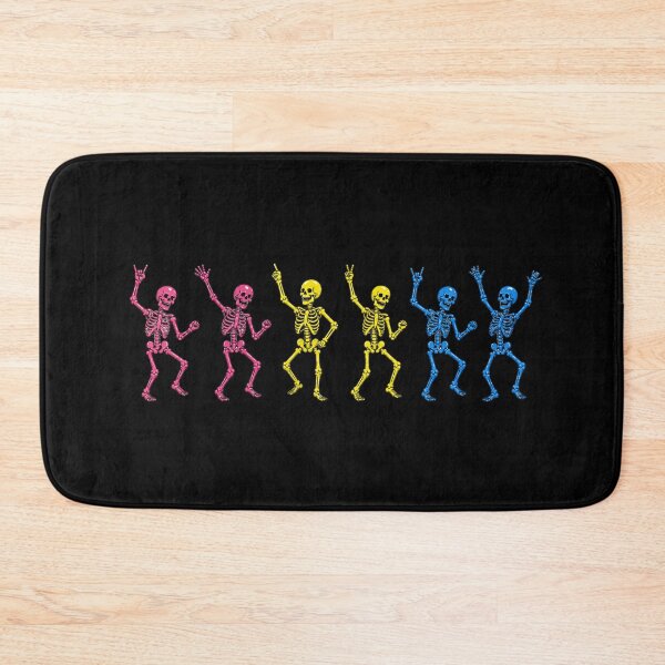 Item preview, Halloween Dancing Skeletons - Pansexual Pride designed and sold by Travelslightly.
