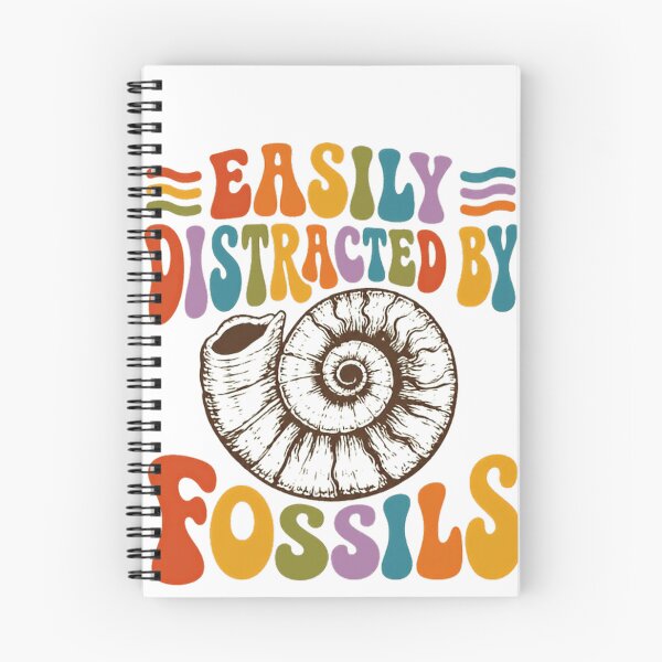 Item preview, Easily Distracted By Fossils Paleontology Geology Collector Enthusiast designed and sold by SkeletonsDanger.