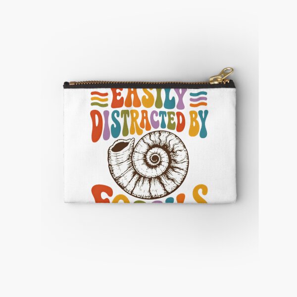 Item preview, Easily Distracted By Fossils Paleontology Geology Collector Enthusiast designed and sold by SkeletonsDanger.