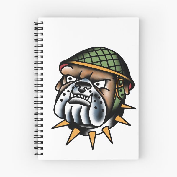 Item preview, Old school style bulldog tattoo designed and sold by xlkx.
