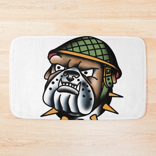Item preview, Old school style bulldog tattoo designed and sold by xlkx.