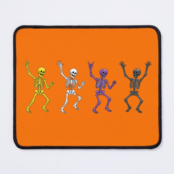 Item preview, Halloween Dancing Skeletons - Nonbinary Pride designed and sold by Travelslightly.