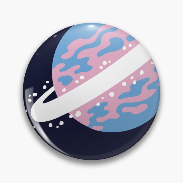 Item preview, Space TRANS Planet Pride Flag - Queer LGBTQ+ PRIDE designed and sold by Victoria Barron.