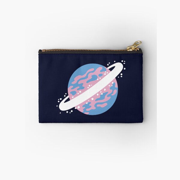 Item preview, Space TRANS Planet Pride Flag - Queer LGBTQ+ PRIDE designed and sold by Victoria Barron.