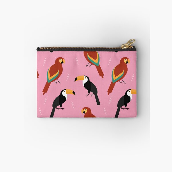 Item preview, Jungle birds on pink designed and sold by reneesillus.