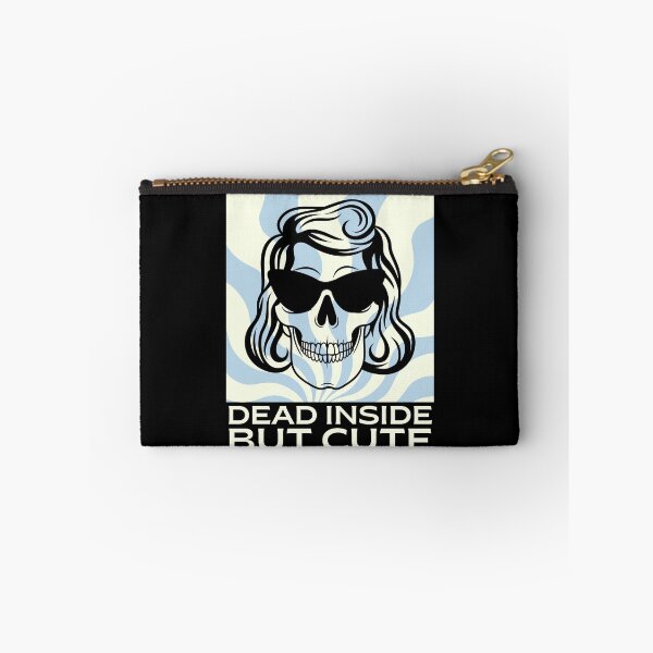 Item preview, Dead Inside But Cute Skull designed and sold by monika-arthing.