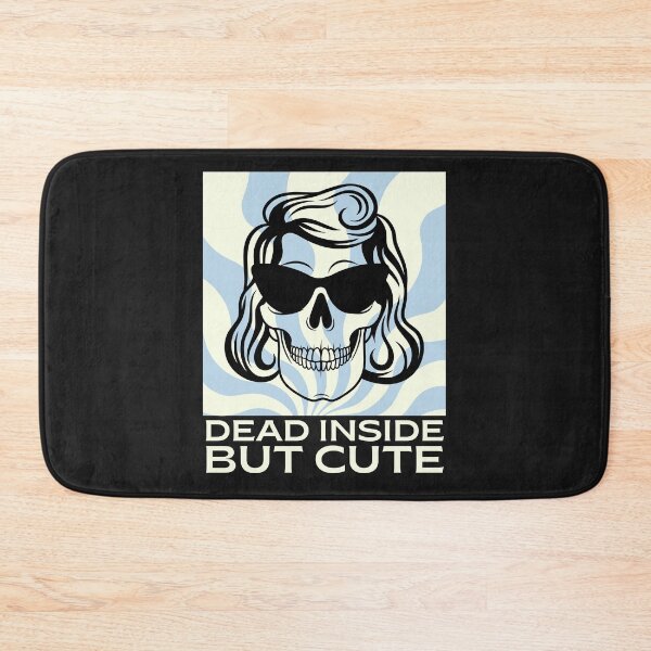 Item preview, Dead Inside But Cute Skull designed and sold by monika-arthing.