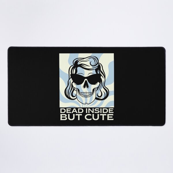 Item preview, Dead Inside But Cute Skull designed and sold by monika-arthing.
