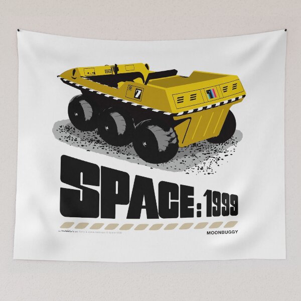 Item preview, Space: 1999 – Moonbuggy (Version 1) Retro Sci-Fi Vehicle Design designed and sold by Matalobos /  Retro Art & Classic Machines.