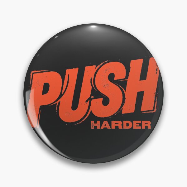 Item preview, Push Harder Gym Motivation Fitness Vintage Typography designed and sold by KiwiRider.