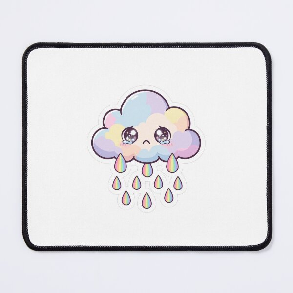 Item preview, Crying Cloud With Rainbow - Kawaii Weather Art designed and sold by FBA.