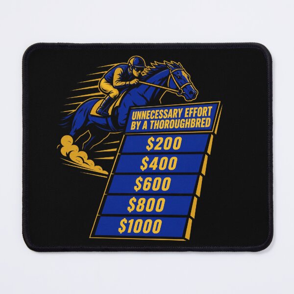 Item preview, Unnecessary Effort By A Thoroughbred Retro designed and sold by Michaeltien.