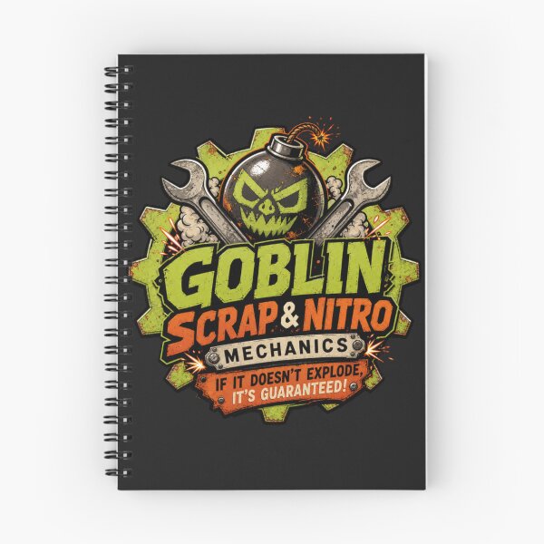 Item preview, Goblin Scrap and Nitro Mechanics - DND RPG Meme designed and sold by Dice_Goblin_Studio.