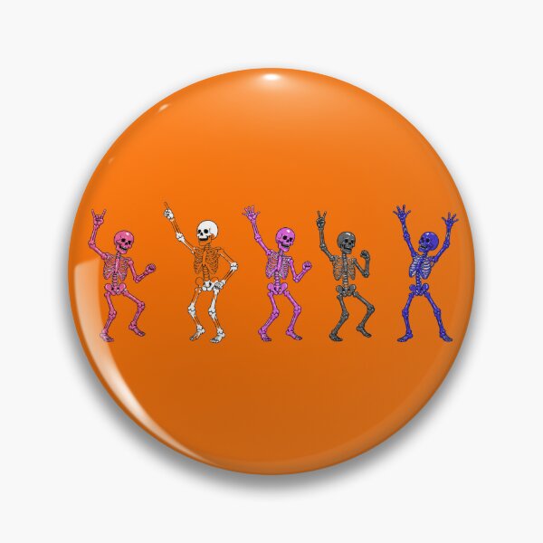 Item preview, Halloween Dancing Skeletons - Genderfluid Pride designed and sold by Travelslightly.