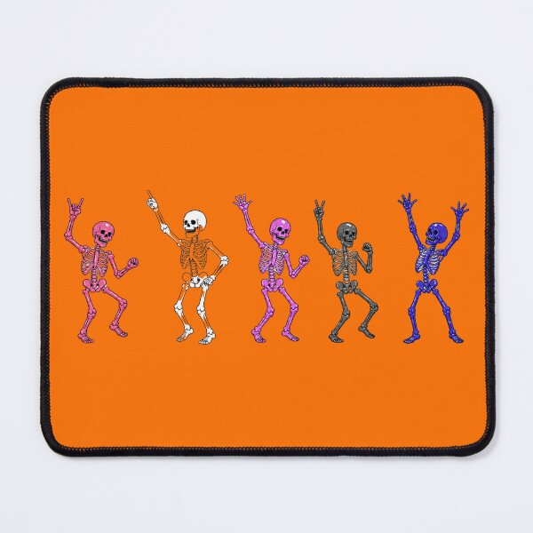 Item preview, Halloween Dancing Skeletons - Genderfluid Pride designed and sold by Travelslightly.