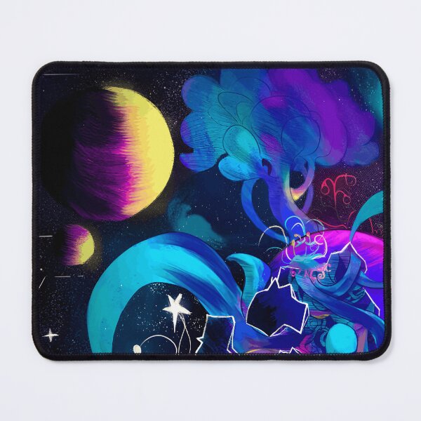 Item preview, Abstract Cosmic Fantasy with Vibrant Planets and Ethereal Blue Ribbons designed and sold by Baby-Care.