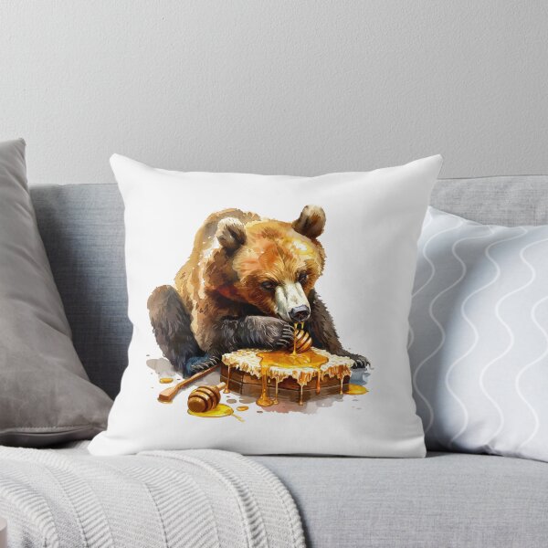 Item preview, Bear Cub | Cute Woodland Animal Watercolor Art designed and sold by Mandayartstudio.