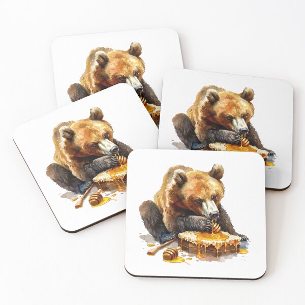 Item preview, Bear Cub | Cute Woodland Animal Watercolor Art designed and sold by Mandayartstudio.