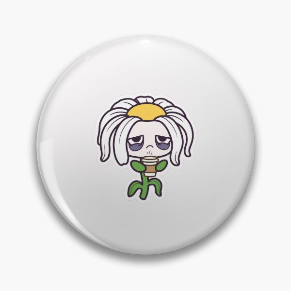 Item preview, Depressed Daisy With Coffee - Funny Flower Art designed and sold by FBA.