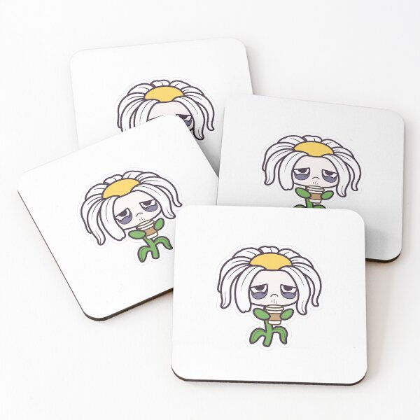 Item preview, Depressed Daisy With Coffee - Funny Flower Art designed and sold by FBA.