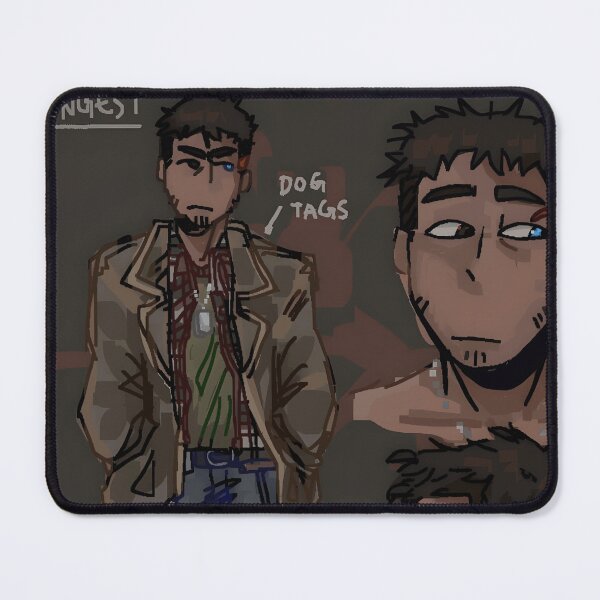 Item preview, Edgy Young Man with Blue Eye and Scar Character Design designed and sold by Baby-Care.