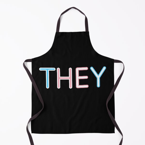 Item preview, THEY/THEM Trans Flag Pronouns designed and sold by MAN3ATR.