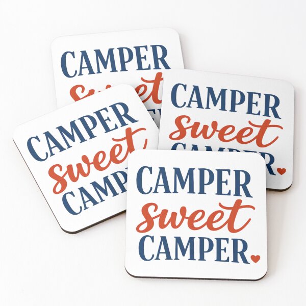 Item preview, Camper Sweet Camper – Cozy Outdoor Typography Design designed and sold by GabeMountainArt.