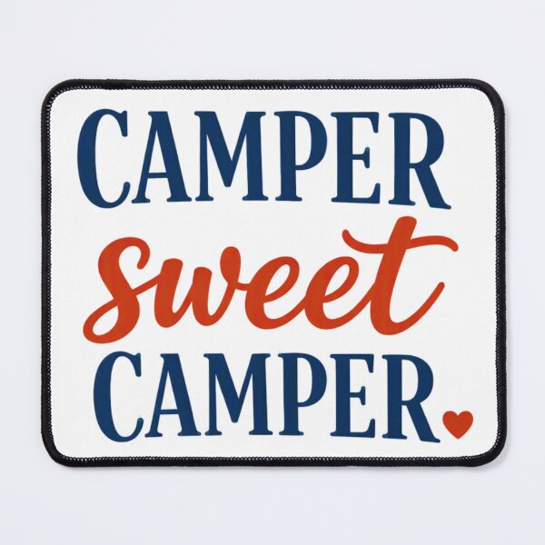 Item preview, Camper Sweet Camper – Cozy Outdoor Typography Design designed and sold by GabeMountainArt.