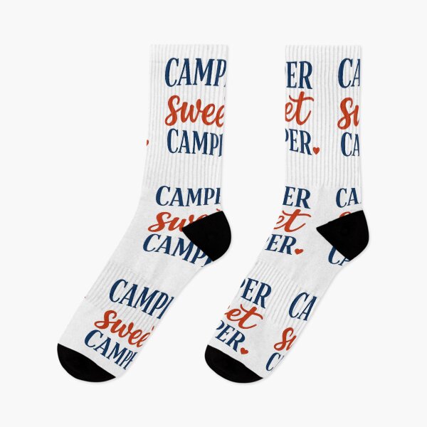 Item preview, Camper Sweet Camper – Cozy Outdoor Typography Design designed and sold by GabeMountainArt.