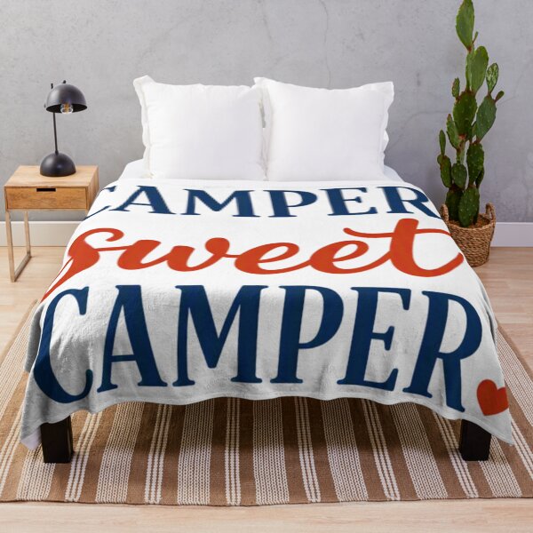 Item preview, Camper Sweet Camper – Cozy Outdoor Typography Design designed and sold by GabeMountainArt.