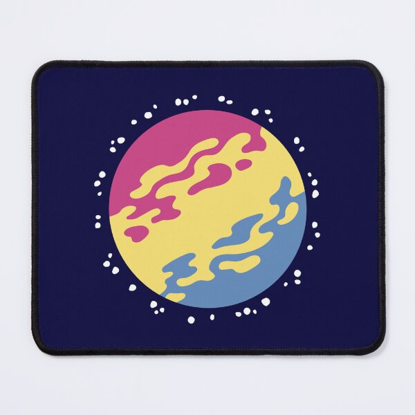 Item preview, Space PAN Planet Pride Flag - Pansexual Queer LGBTQ+ PRIDE designed and sold by Victoria Barron.