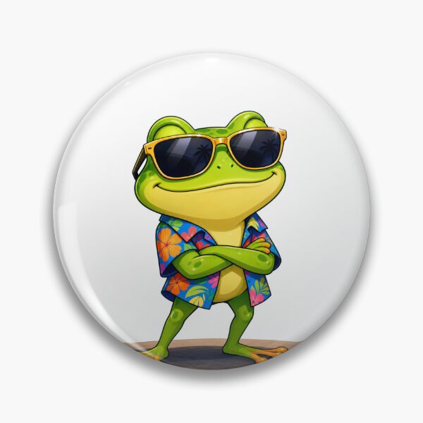 Artikelvorschau, Frosch mit Sonnenbrille – Sommerfeeling entworfen und verkauft von Red1-Emporium.