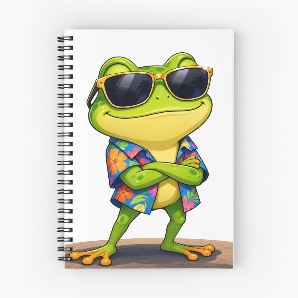 Item preview, Frog in Sunglasses – Summer Vibes designed and sold by Red1-Emporium.